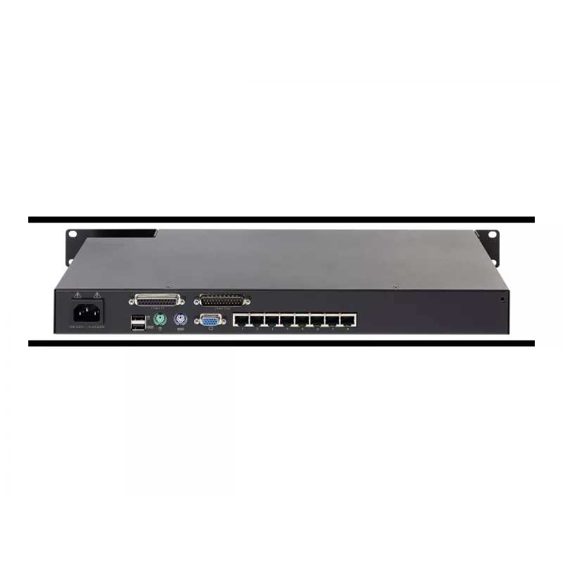 KVM-switch APC KVM0108A, 8-poorts PS/2 VGA, 1U rack, 1600x1200, zwart