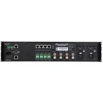 AUDAC MTX48 audiodaagversterker thuisgebruik zwart 80 dB SNR 20-20000 Hz