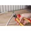 Handkabelschaar Wiha 26745 — staalconstructie, 160 mm lengte, rood/geel handvat