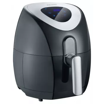 Severin 2430 single 3,2 l standalone 1500 W heteluchtfriteuse zwart, roestvrij staal