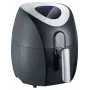 Severin 2430 single 3,2 l standalone 1500 W heteluchtfriteuse zwart, roestvrij staal