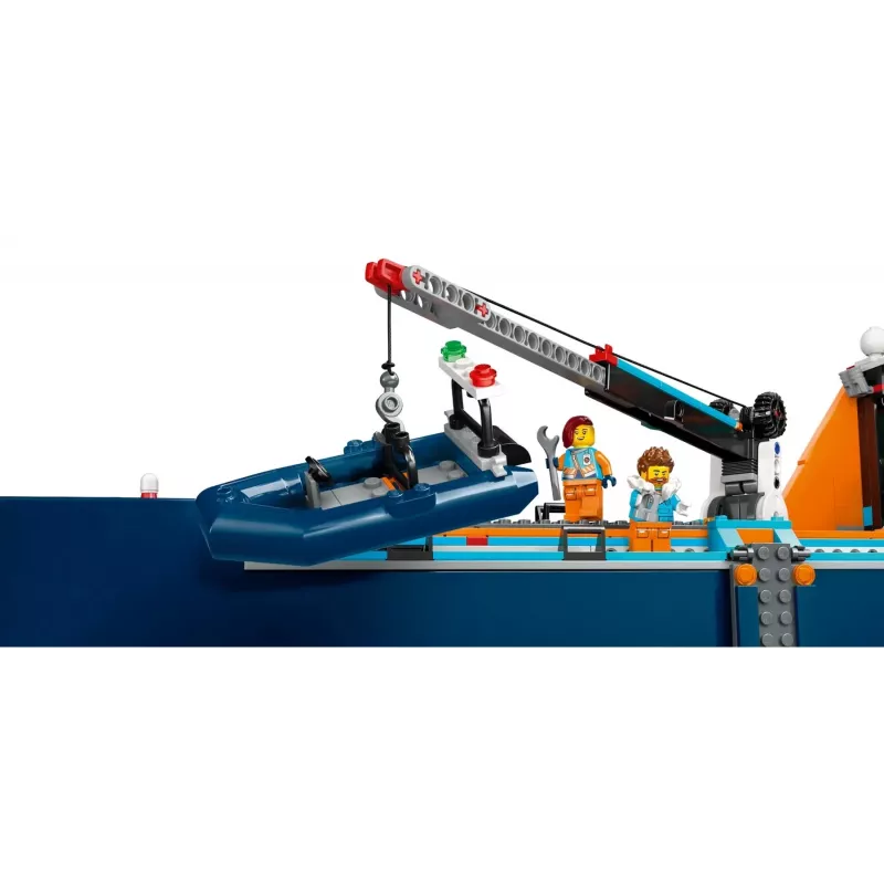 Constructiespeelgoed LEGO City Arctische expeditie schip 60368 — 815 onderdelen, 7+ jaar, bevat 4 minifiguren
