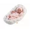 Babypop Llorens Mimi Baby 42 cm — realistisch gezicht, lacht, zachte lichaam