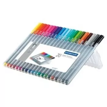 Fineliner Staedtler triplus 334 Multi 20 stuks