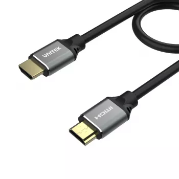 HDMI-kabel Unitek C137W 1,5 m, HDMI 2.1, 48 Gbit/s, 4K/8K 2160p, 120 Hz, ARC, Ethernet, goud gecoat