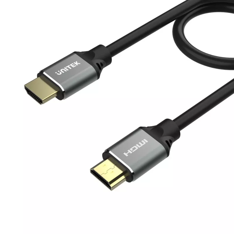 Unitek C137W HDMI 2.1-kabel, 1,5 m, 48 Gbps, 8K@60Hz, 4K@120Hz, eARC, vergulde connectoren, zwart