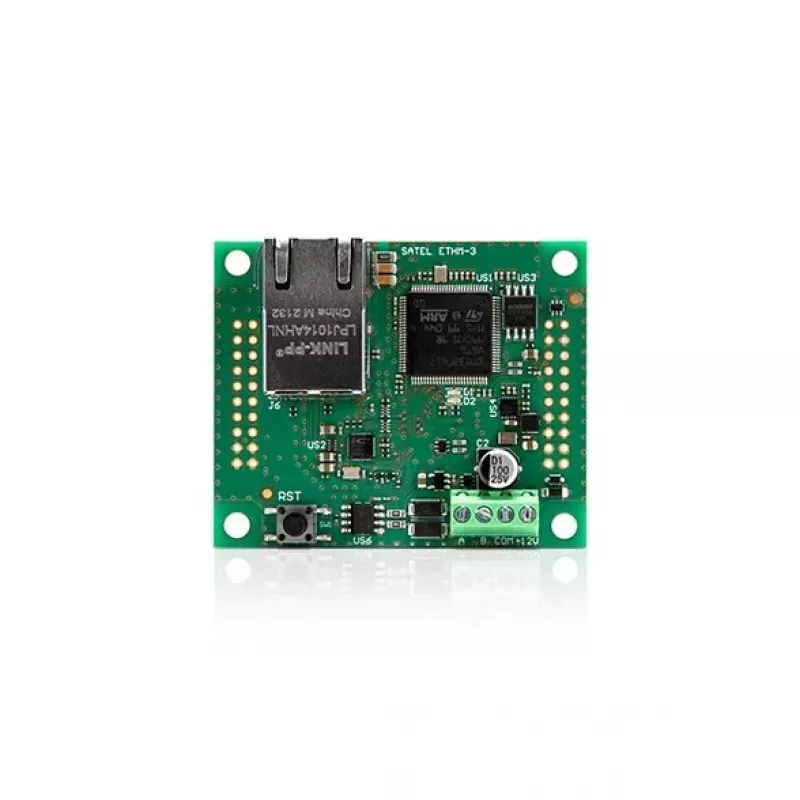 Ethernet-communicatiemodule SATEL ACSP-ETH voor adresseerbare bedieningscentrale, model 38924
