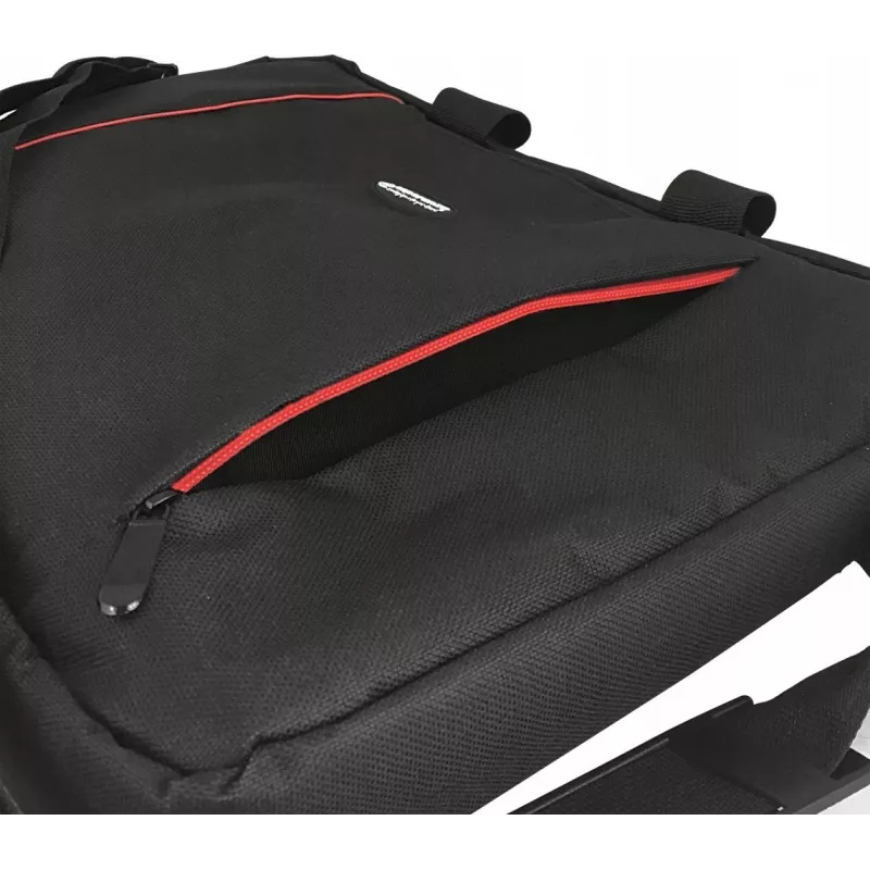 Esperanza SALERNO 39,6 cm (15,6) Toploader-tas zwart, rood