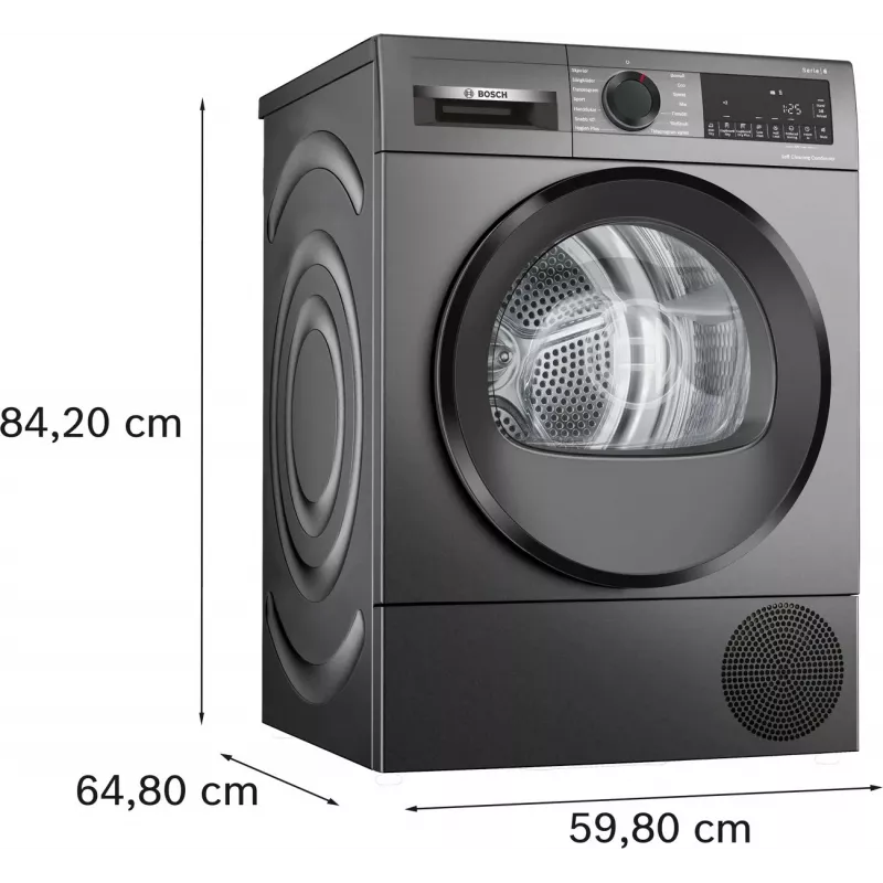 Bosch WQG245DXSN warmtepompdroger 9 kg