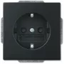Stopcontact Busch-Jaeger 2011-0-3883 CEE 7/3 2P+E 16 A 250 V Zwart