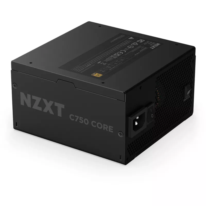 C750 GOLD CORE, pc-voeding zwart, 1x 12-pin High Power GPU, 3x PCIe, kabelmanagement, 750 watt