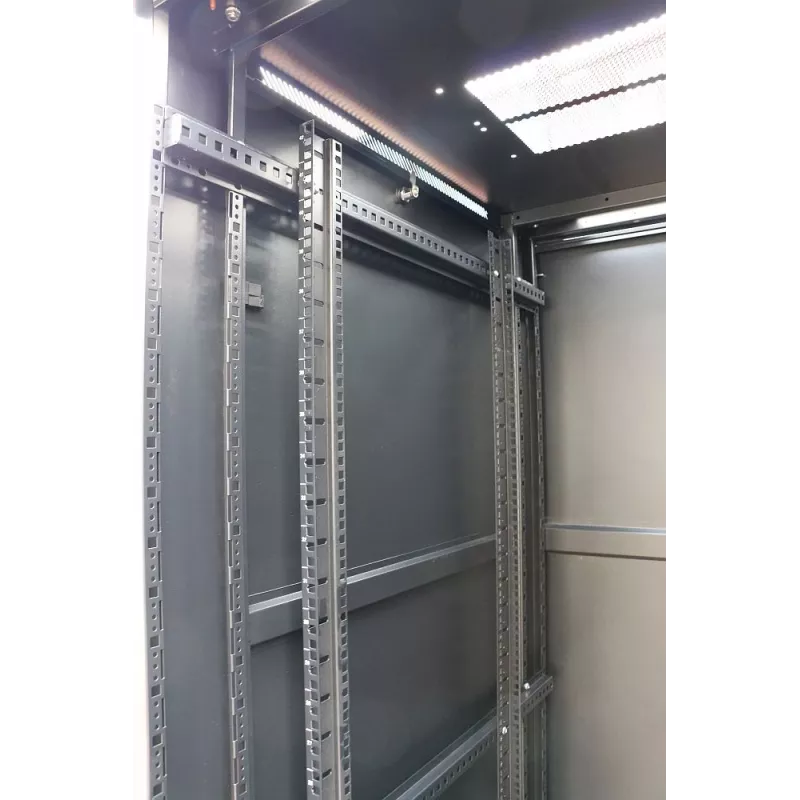 Vrijstaande kast Extralink rackkast 42U 600x1000 zwart