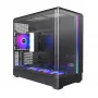 Pc-behuizing Montech KING 15 PRO zwart — midi-tower voor micro ATX / Mini-ITX