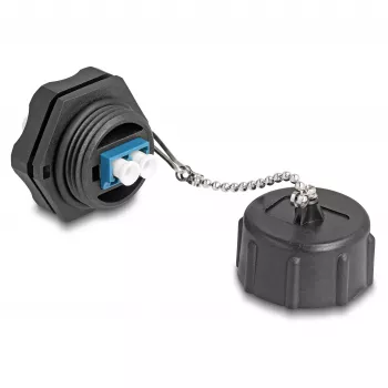DeLOCK glasvezelstekker LC duplex singlemode IP68 waterdicht