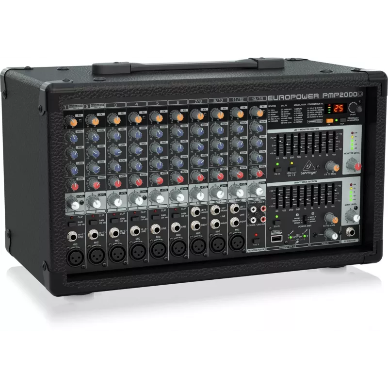 Behringer PMP2000D mengpaneel met versterker