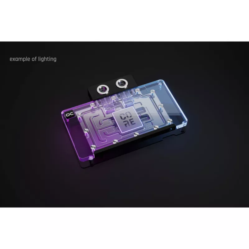 Grafische kaart waterkoeler Alphacool RTX 5080 Phoenix transparant zilver met backplate