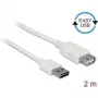 USB-kabel DeLOCK 85200 USB 2.0 2 m wit