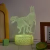 Tafel-LED-lamp MANTA SNL117RGB RGB 3D-dinosauruslicht-decoratie