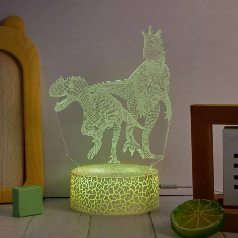 Tafel-LED-lamp MANTA SNL117RGB RGB 3D-dinosauruslicht-decoratie