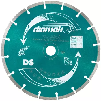 Makita Diamak - diamantslijpschijf - voor beton, marmer, leisteen, zachte baksteen, cementblok - 115 mm (D-61123)