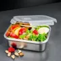 Lurch Safety 1500 ml levensmiddelencontainer - RVS lunchbox