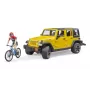 Jeep-speelgoed BRUDER 02543 voor mountainbike- en fietsersthema, ABS, meerkleurig, vanaf 4 jaar