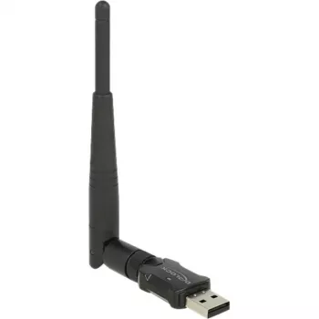 DeLock USB2.0 dualband WLAN ac/a/b/g/n stick - netwerkadapter - USB2.0 - 802,11b, 802,11a, 802,11g, 802,11n, 802,11ac - zwart (12462)
