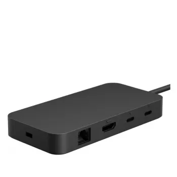 Microsoft Surface USB4 Dock bedraad zwart USB4-connectiviteit 1000 Mbit/s
