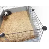 C&C modulaire kooi 3x2 110x75 cm cavia's, egels, zilvergrijs