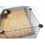C&C modulaire kooi 3x2 110x75 cm cavia's, egels, zilvergrijs