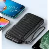 Draagbare powerbank USAMS PB56 10000 mAh 2x USB / USB-C / MicroUSB snelladen