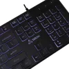 Bekabeld USB-toetsenbord SBOX K-22 US zwart — US-layout, zwart, bekabelde USB-verbinding