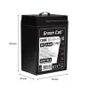 Batterij AGM VRLA 6V 4,5Ah IP54