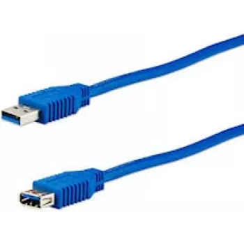 USB-kabel e+p CC 318/1 USB 3.2 Gen 1 1,5 m blauw