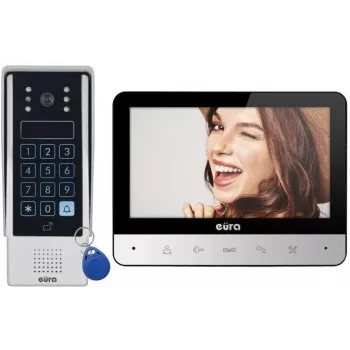 Video-deurintercom Eura VDP-77A3 met 7 inch kleurendisplay, bedraad