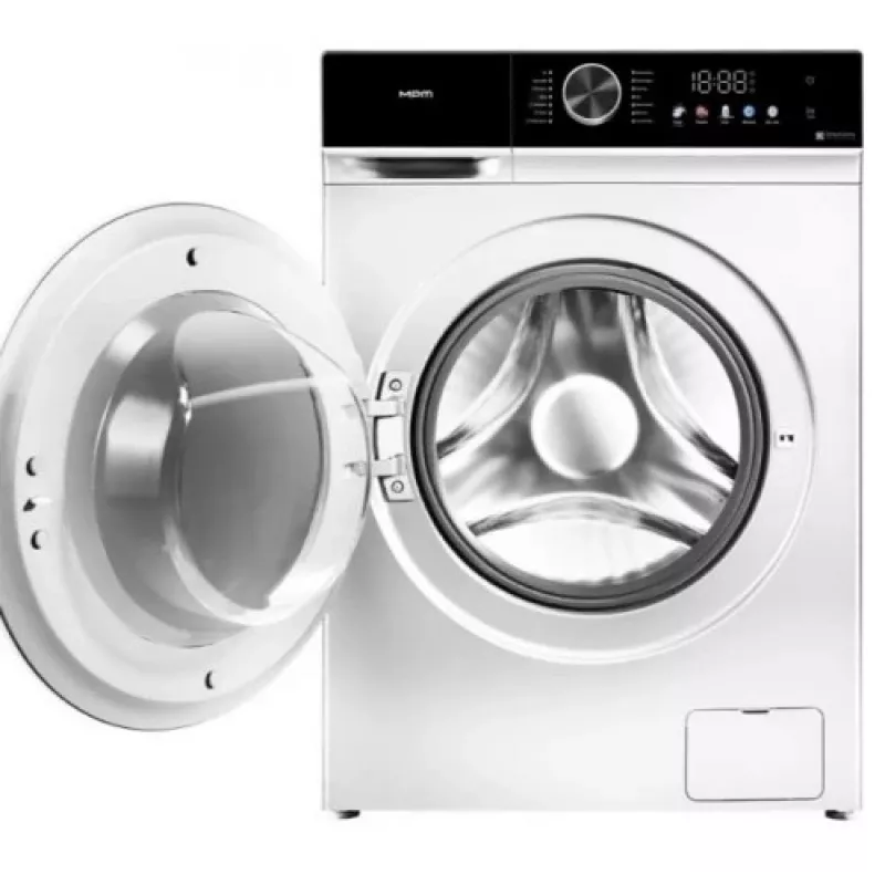 Wasmachine MPM MPM-5112-PT-44, frontlader, 10 kg, 1200 t/min, energieklasse A, wit, vrijstaand