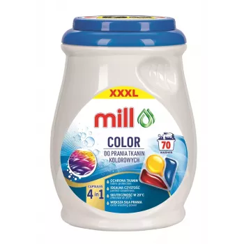 MILL PROFESSIONAL 3-kamer kleurwascapsules 70 st.