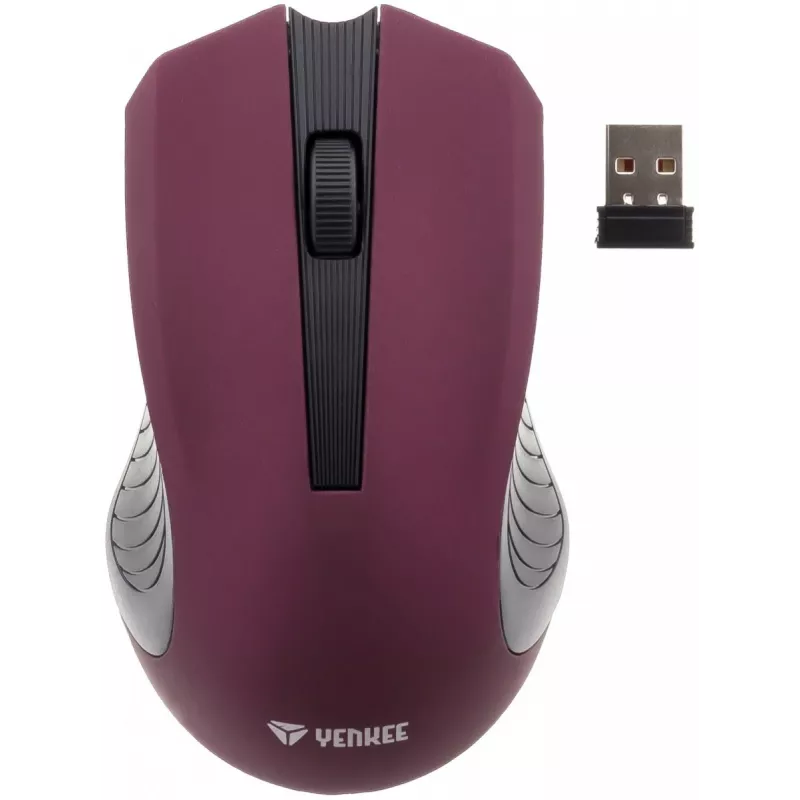 2,4 GHz optische symmetrische draadloze muis, 3 knoppen, paars