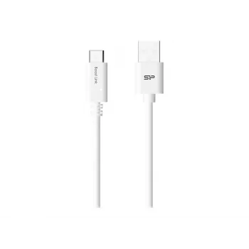 USB-kabel Silicon Power Boost Link PVC LK10AC 1m USB A USB C Wit
