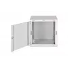Wandmontagerack DIGITUS Dynamic-N 12U 600x600 mm IP20, slot met sleutel, kabelmanagement, ongemonteerd