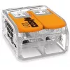 WAGO 221-612 - recht - 450 V - oranje - transparant - EN 60664