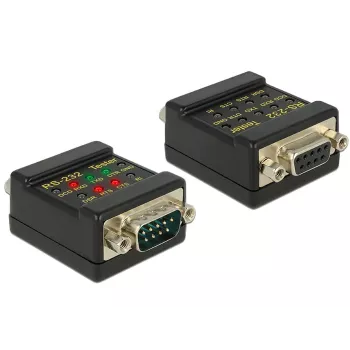 DeLOCK 2xDB9 connector 87713 zwart