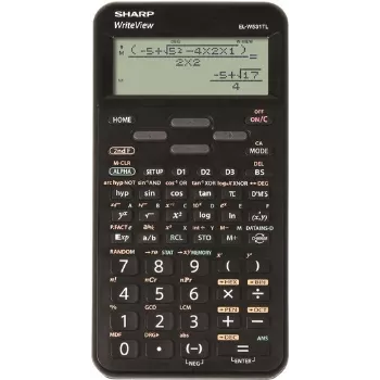 Sharp ELW531T Rekenmachine Desktop Display Zwart