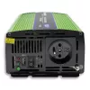 Auto-omvormer Qoltec Monolith 1200 W groen 12 V