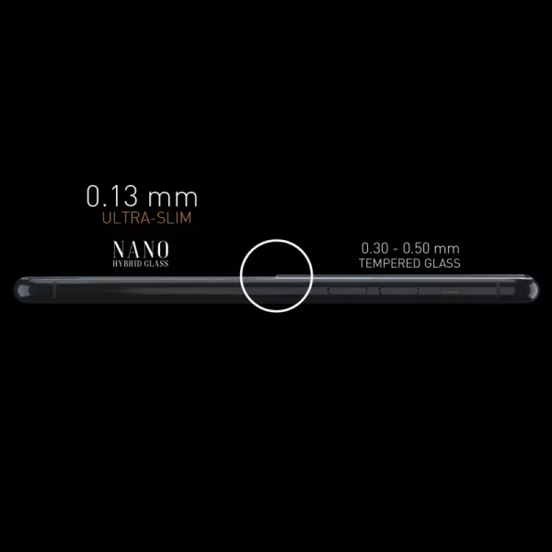 Sbox Nano Hybrid Glass 9H displayschermfolie voor Samsung Gear S3 Frontier