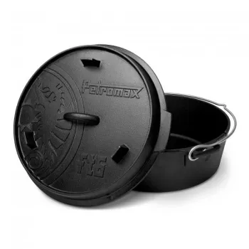 Dutch Oven Petromax ft6-t 5,5 L zwart gietijzer