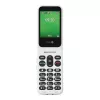 Feature-Phone Doro Leva E22 Klaptelefoon, 2,8 inch (7,11 cm) display, Single SIM, 0,3 MP camera, 1150 mAh, 127,8 g, rood/wit