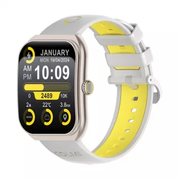 Smartwatch Colmi P86 goud met Bluetooth en hartslagmeter