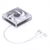120mm PWM ARGB-koelventilator Jonsbo ZA-120 wit — model ZA-120W, PWM-regeling, ARGB-verlichting