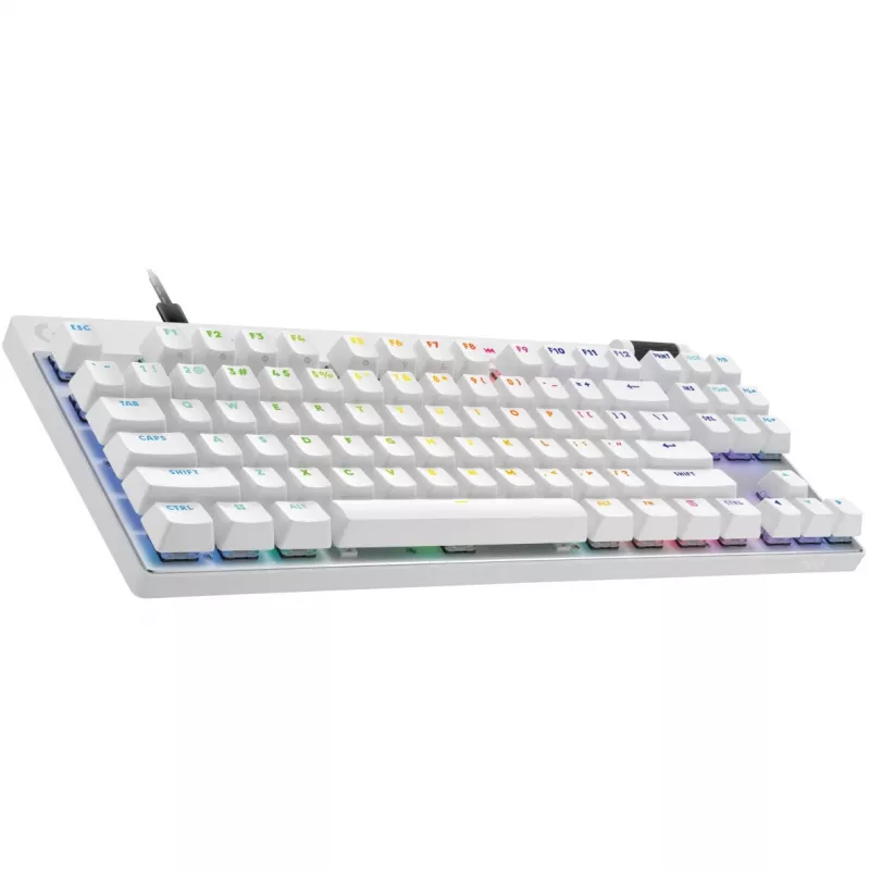 Logitech G PRO X TKL RAPID gaming-toetsenbord, QWERTZ-layout, wit (920-013240)